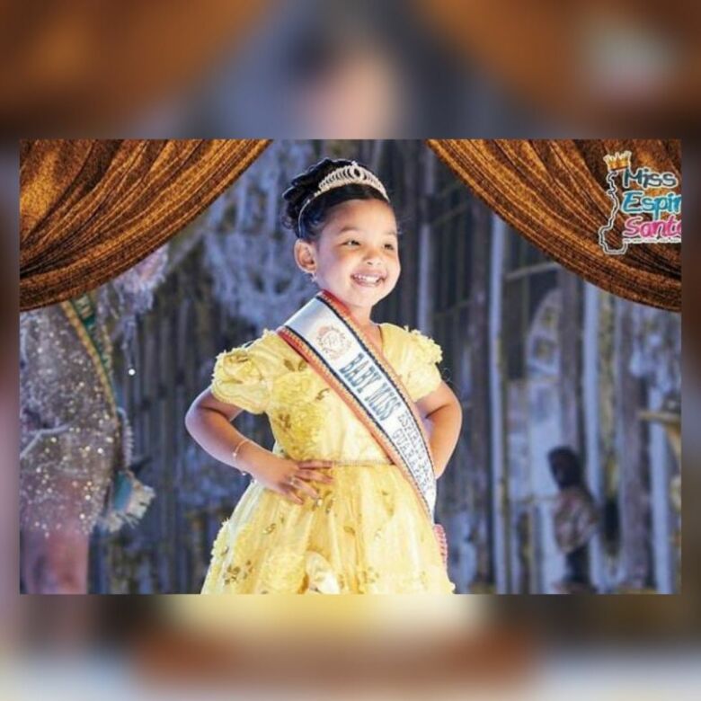 Pequena representante de Guarapari conquista segundo título de Baby Miss Espírito Santo