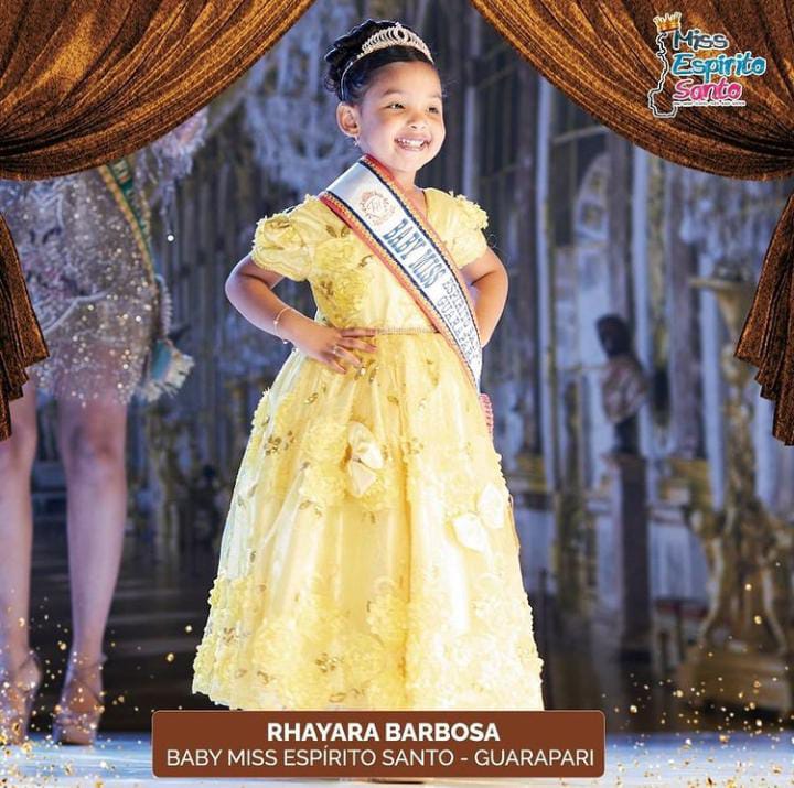 Pequena representante de Guarapari conquista segundo título de Baby Miss Espírito Santo