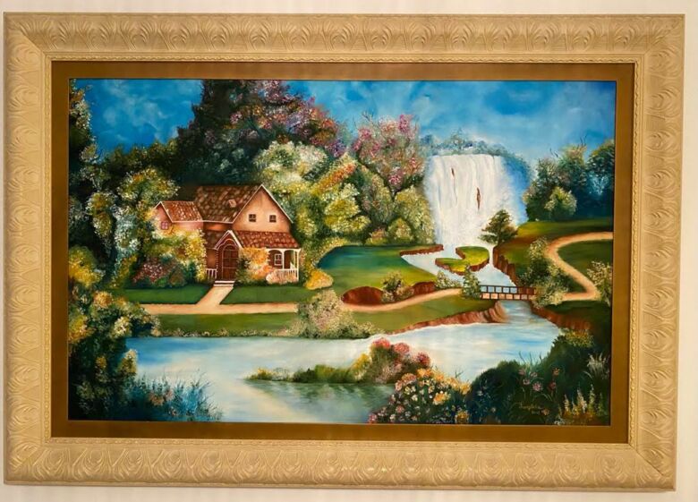 Artista de Guarapari expõe trabalhos em porcelana e óleo sobre tela 10 theozilda schwabach 2021 11 25 15