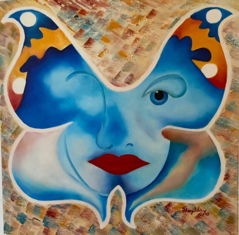 Artista de Guarapari expõe trabalhos em porcelana e óleo sobre tela 12 theozilda schwabach 2021 11 25 18