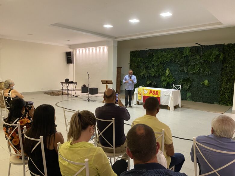 Congresso municipal do PSB em Guarapari destaca pré-candidatura de Tyago Hoffmann