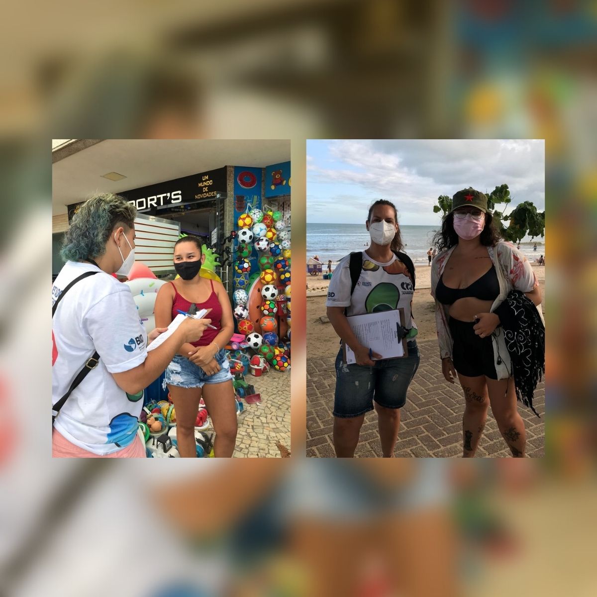 Equipe ouve jovens trabalhadores da Praia do Morro sobre implantação do CRJ de Guarapari