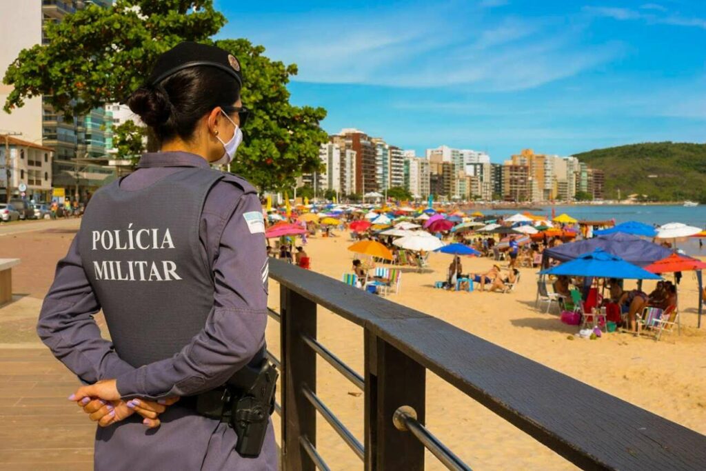 policia militar pmes pm praia policiamento seguranca 2022 01 05