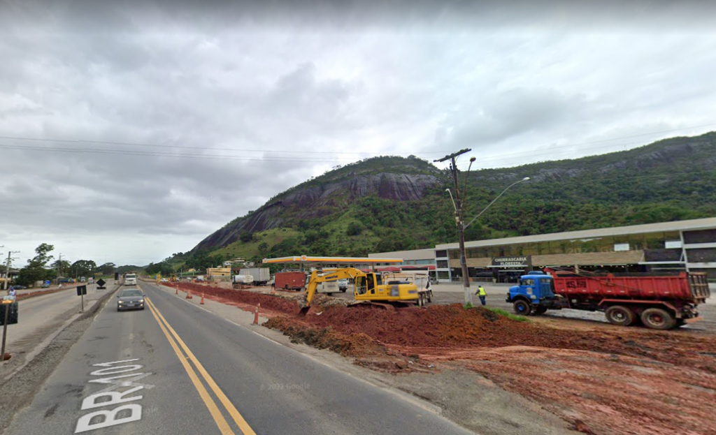 Trânsito na BR-101 em Guarapari tem novo desvio para obras na região de Reta Grande