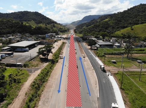 Trânsito na BR-101 em Guarapari tem novo desvio para obras na região de Reta Grande