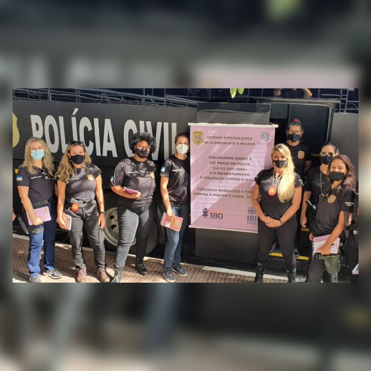 Guarapari recebe ação policial que atende mulheres vítimas de violência