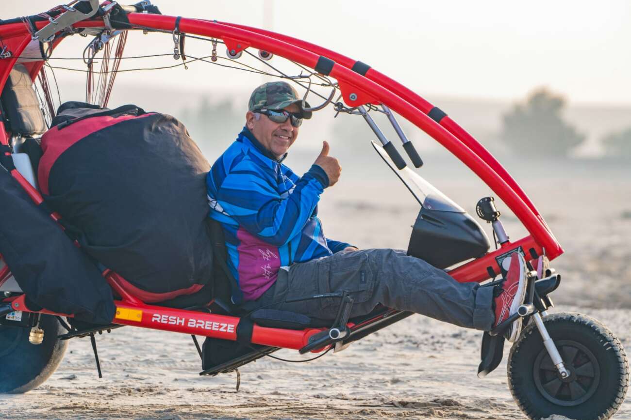 Atleta de Guarapari participa do mundial de paramotor no Rio de Janeiro