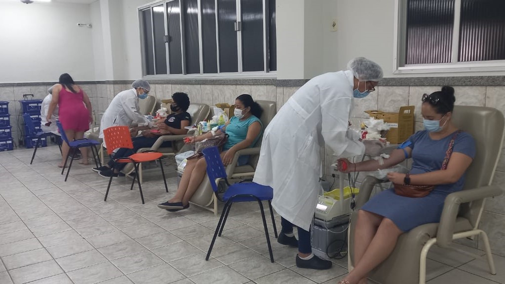 Doação de Sangue Guarapari Hemoes ES Projeto Sou + Mulher Somar Motoclube Adventista