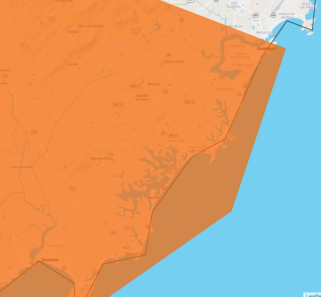 alerta laranja inmet 2022 04 02 - Instituto emite dois alertas de mau tempo para Guarapari neste final de semana