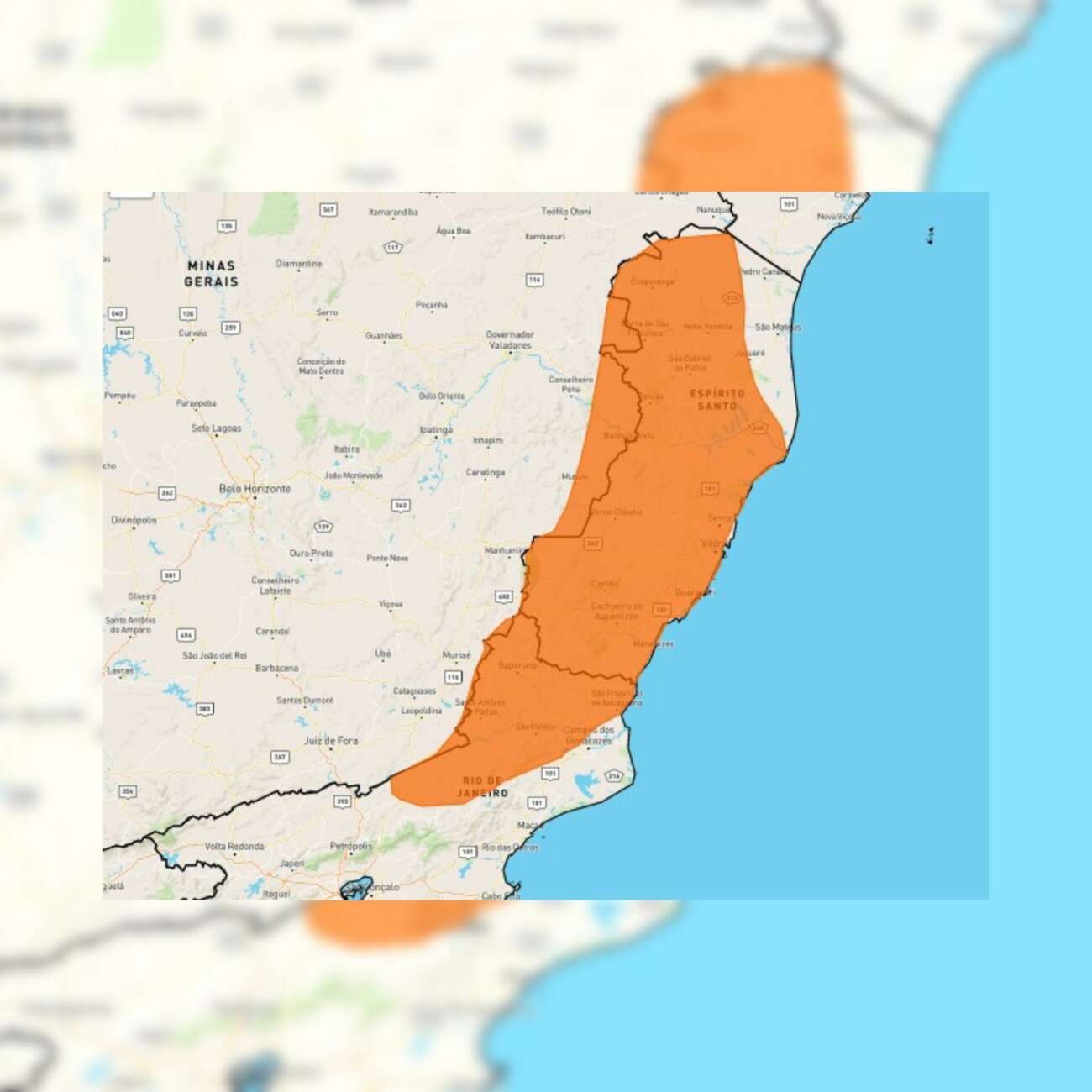 Feriado tem alerta de chuvas intensas em Guarapari
