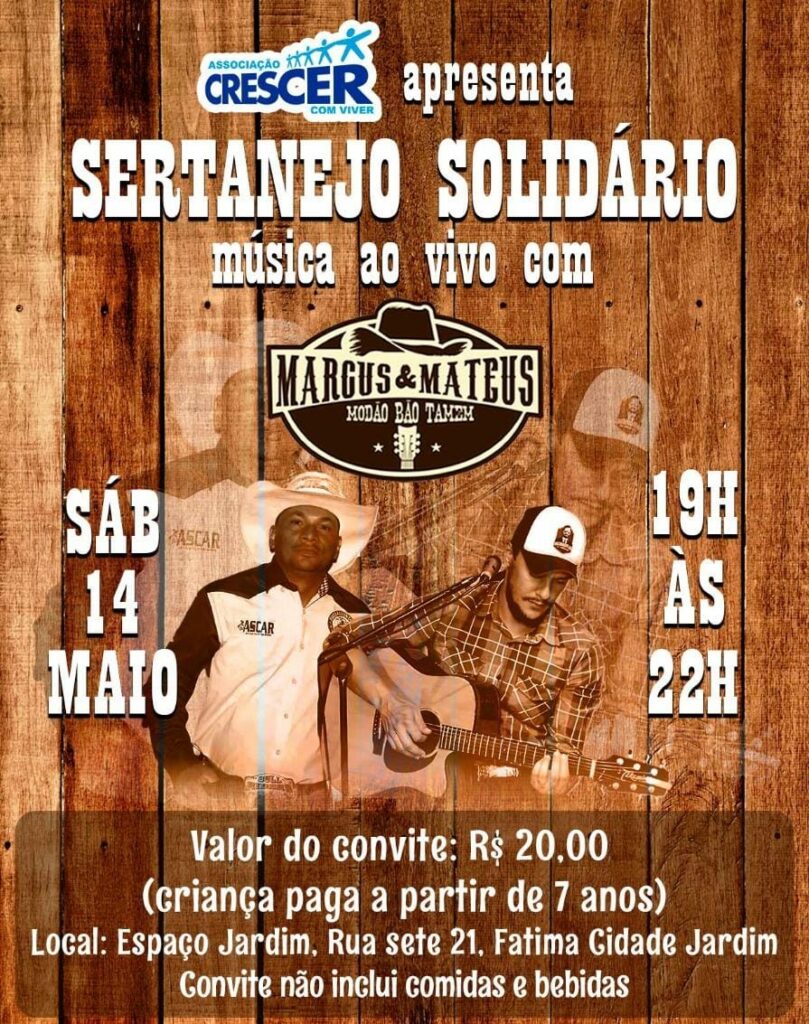 É amanhã! Sertanejo Solidário arrecada valores em prol de Ong em Guarapari