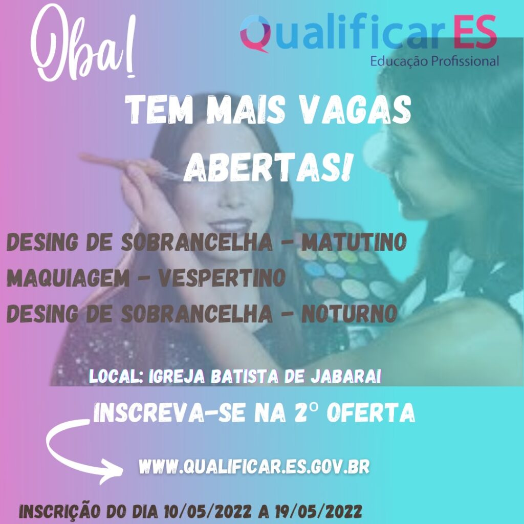 ES oferta vagas em cursos presenciais gratuitos de qualificação profissional em Guarapari