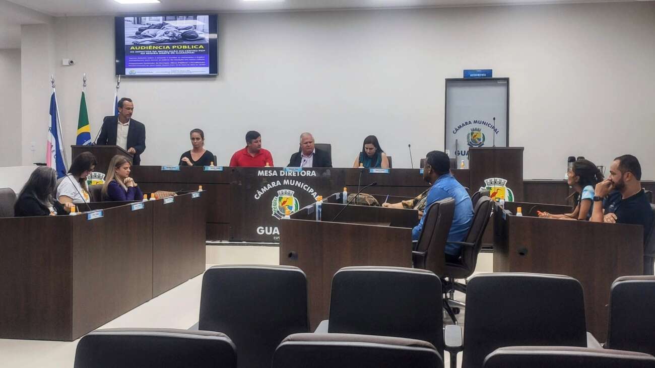 Audiência apresenta reclamações de moradores da região norte de Guarapari sobre o Centro Pop