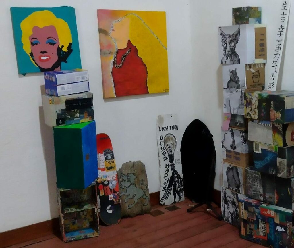 Alfredo Chaves apresenta exposição de artista plástico na Estação de Matilde