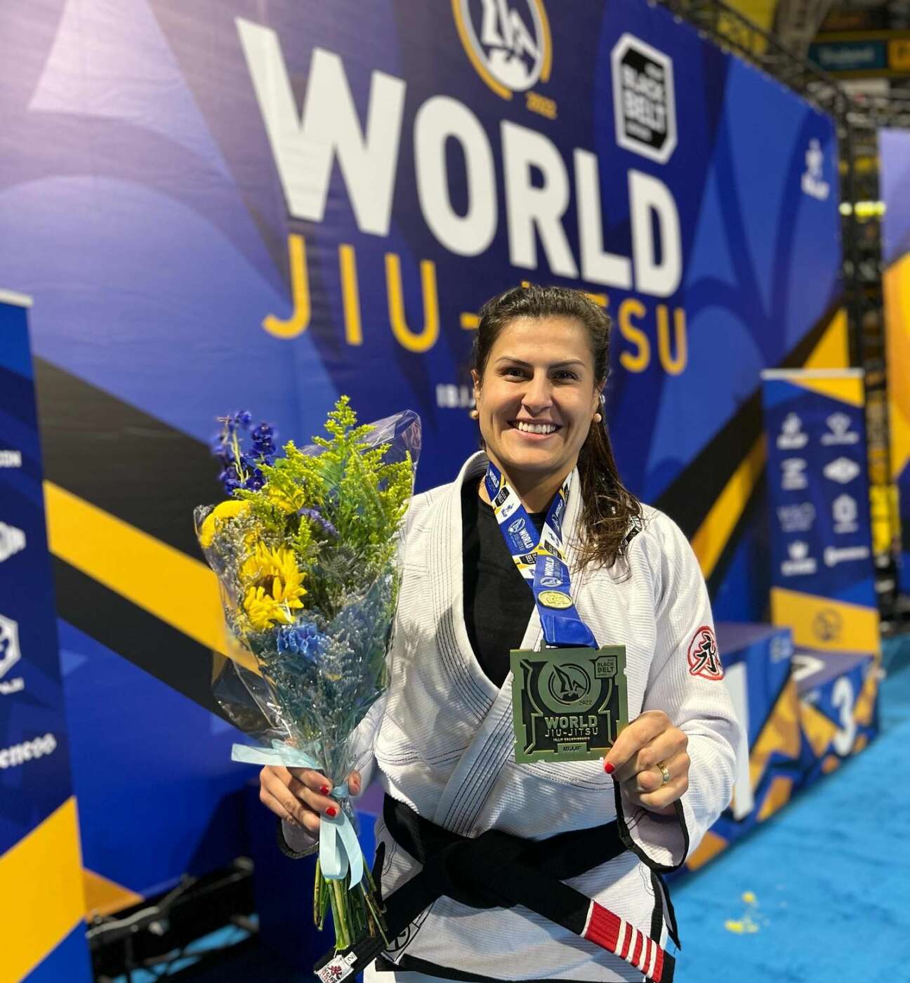 Mais um pódio! Lutadora de Guarapari conquista medalha no mundial de Jiu Jitsu