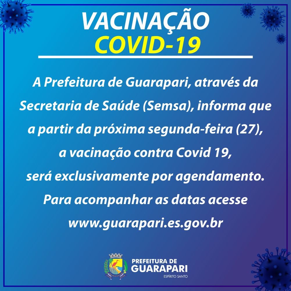 Guarapari inicia vacinação da 4ª dose contra a Covid-19 para público a partir dos 30 anos