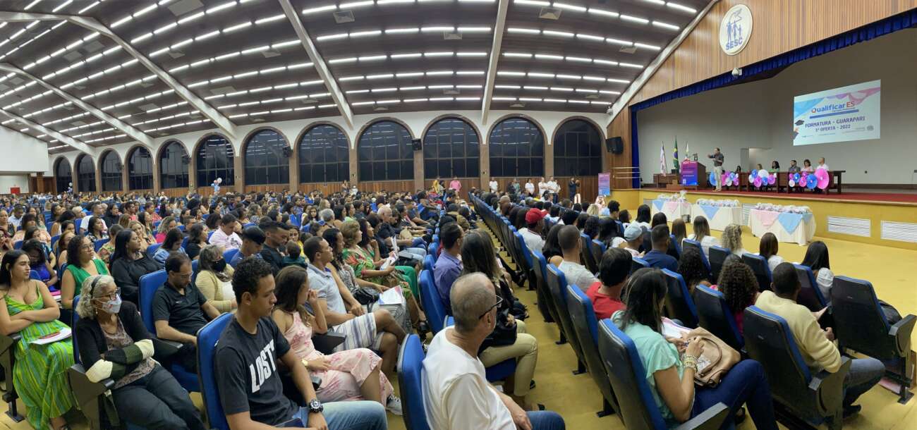 Qualificar ES realiza nova formatura dos cursos presenciais em Guarapari