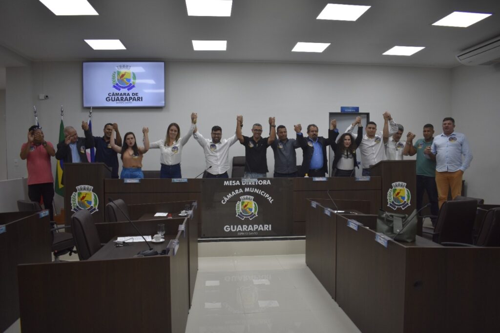 Nova eleição da Câmara de Guarapari elege Mesa Diretora para o biênio 2023-2024