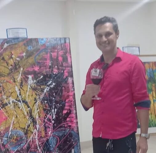 Vigilante de banco é finalista em concurso de artes plásticas em Guarapari