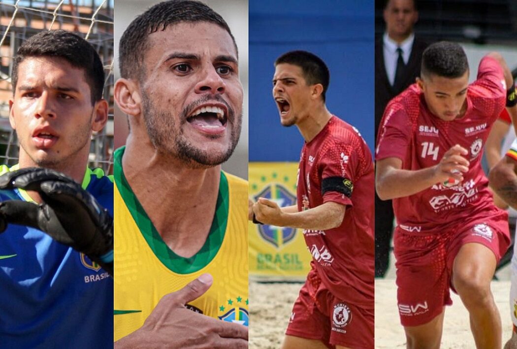 Anchieta tem quatro atletas convocados para a Seleção Brasileira de Beach Soccer