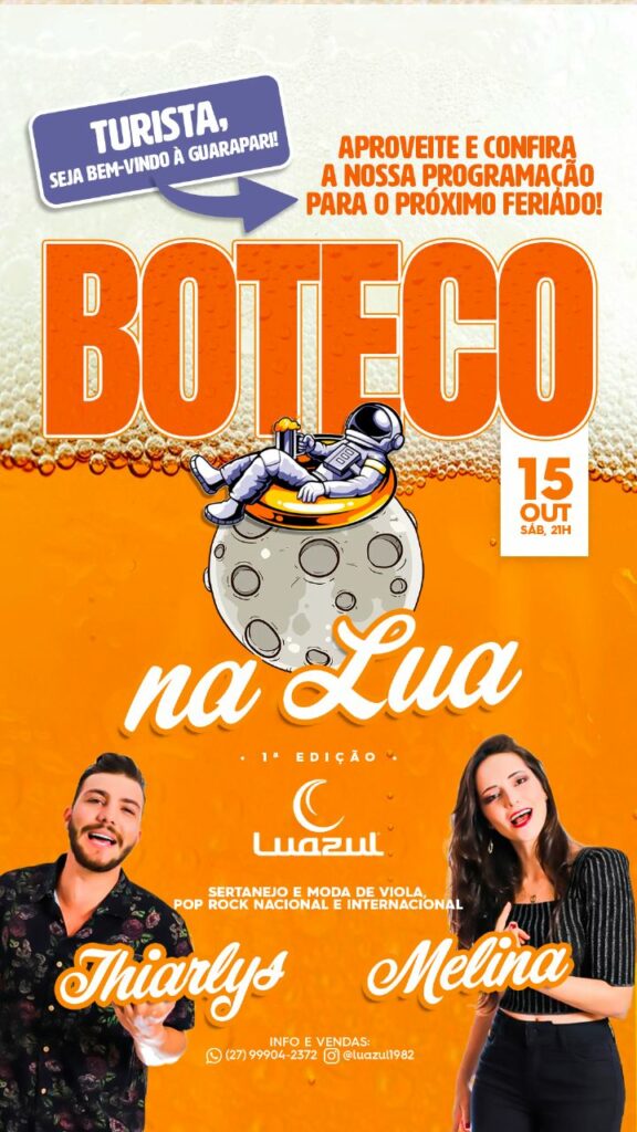 Neste sábado tem a abertura oficial do Bar, Boteco & Cia 2022!