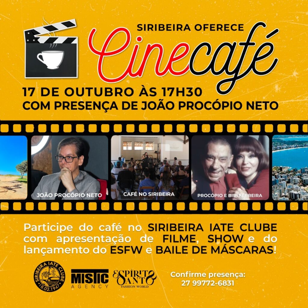 “CineCafé”: evento promove filmes e terá presença de diretor premiado em Guarapari