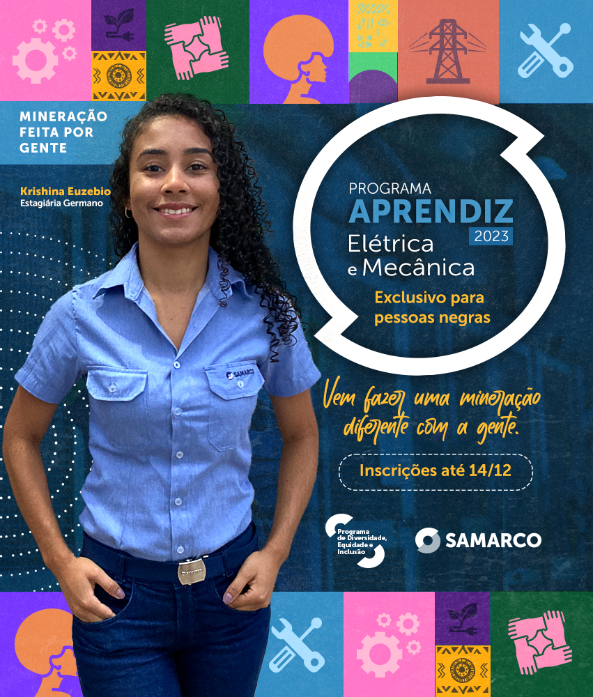 Samarco lança Programa Aprendiz exclusivo para jovens negros com vagas em Anchieta e Guarapari