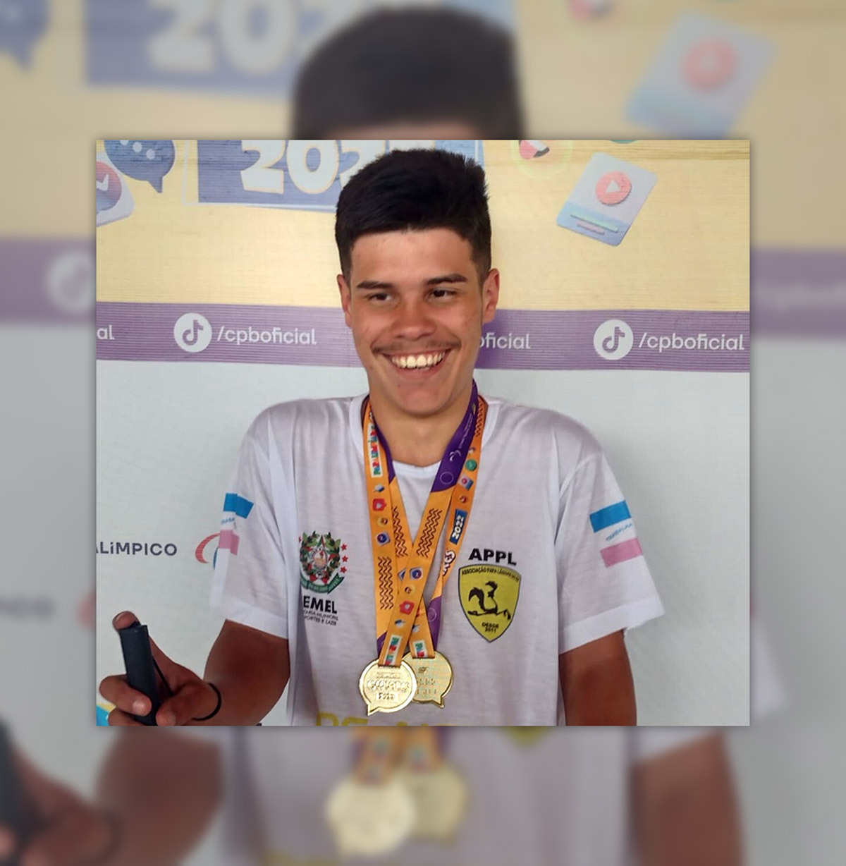 Atleta de Alfredo Chaves representa ES na final nacional das Paralimpíadas Escolares
