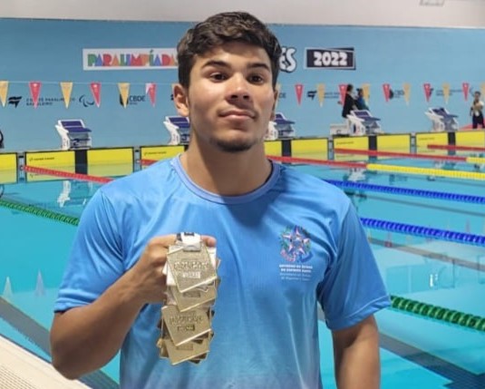 Paratleta de Guarapari é convidado para treinamento de natação da Seleção Brasileira