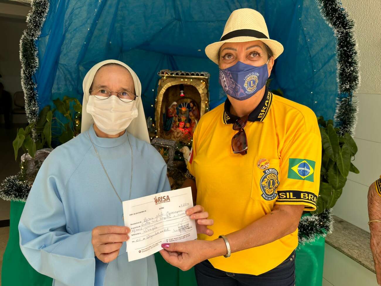 Lions Clube Guarapari: valor arrecadado em evento é entregue ao Recanto dos Idosos