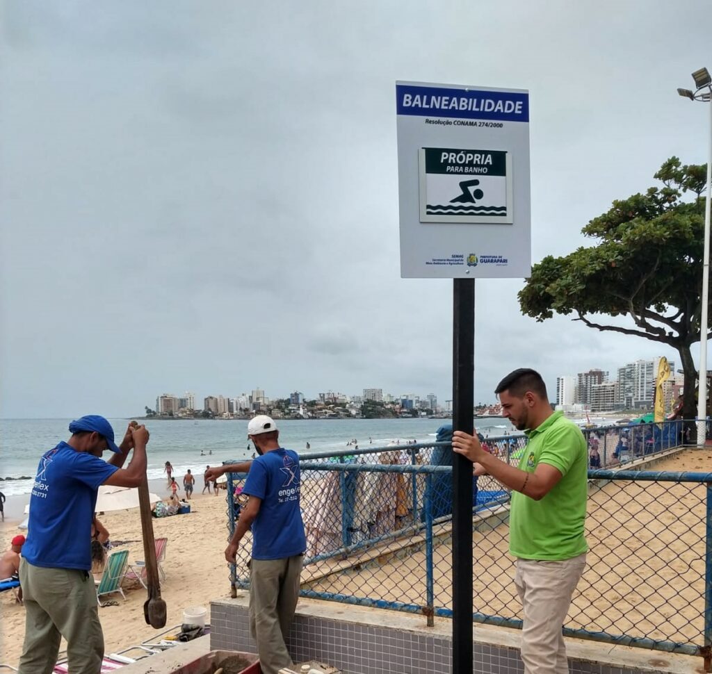 Prefeitura de Guarapari divulga resultado de análises da balneabilidade das praias