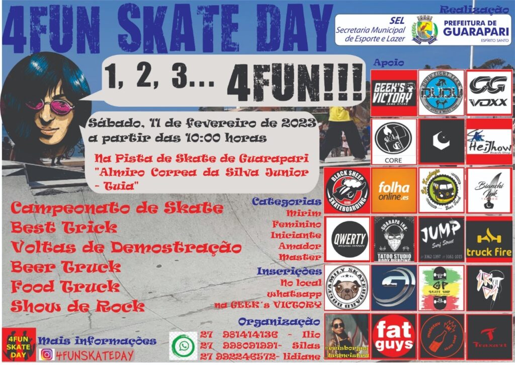 WhatsApp Image 2023 02 09 at 08.38.00 - Competição de skate é atração deste sábado (11) em Guarapari