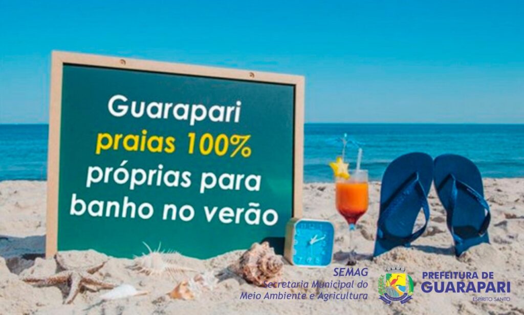 Novos dados reforçam praias limpas, garante Prefeitura de Guarapari