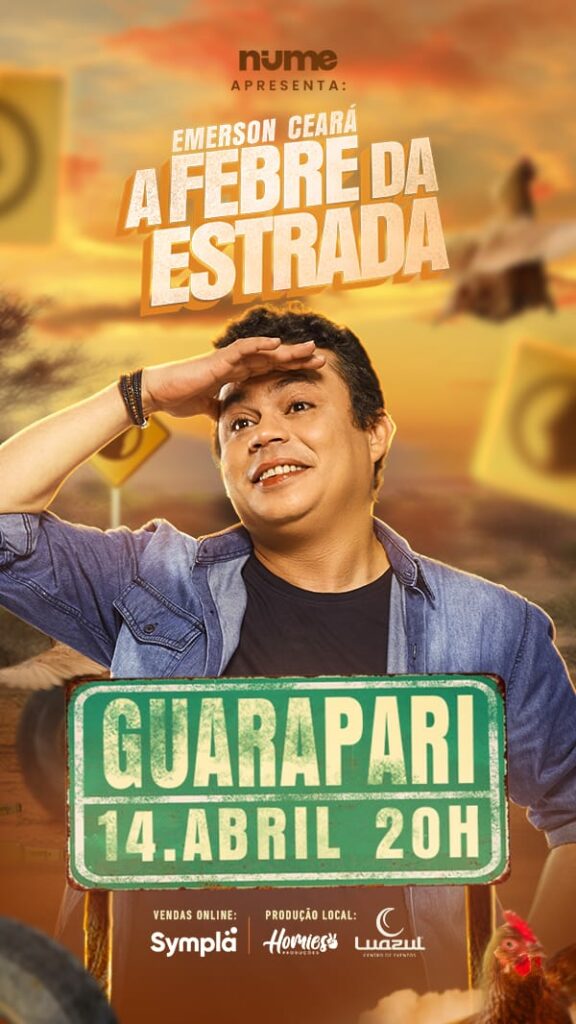 Comediante Emerson Ceará apresenta novo show em Guarapari
