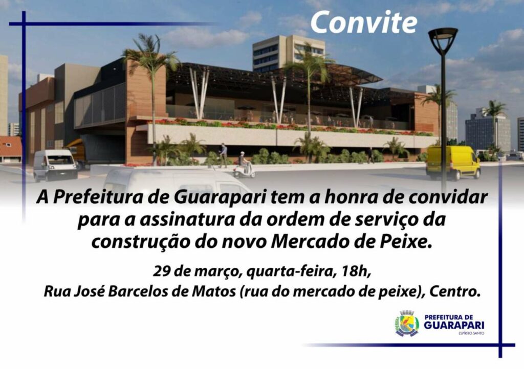 Prefeitura anuncia Novo Mercado de Peixe em Guarapari