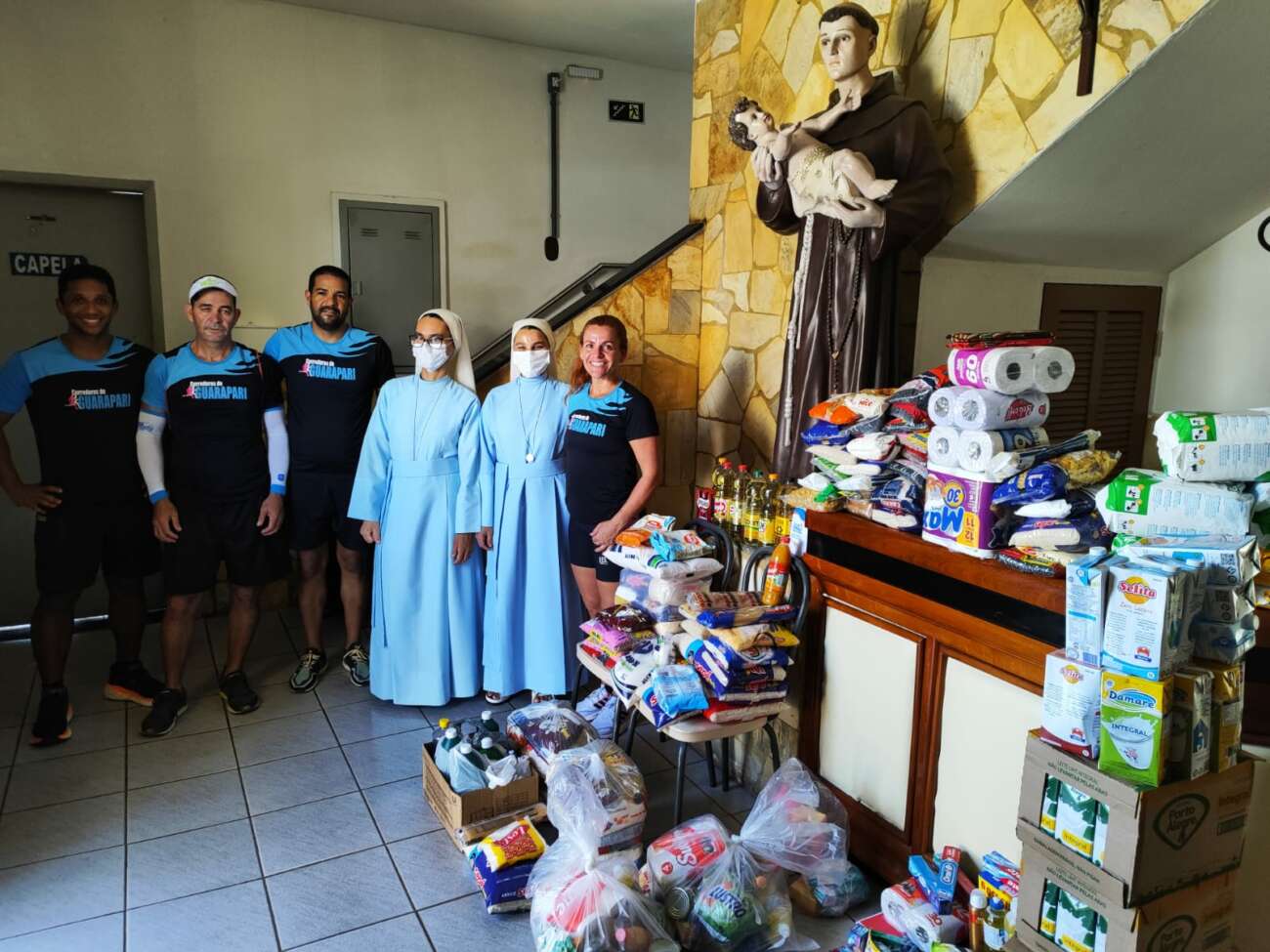 Corredores de Guarapari realizam treino beneficente para ajudar Recanto dos Idosos