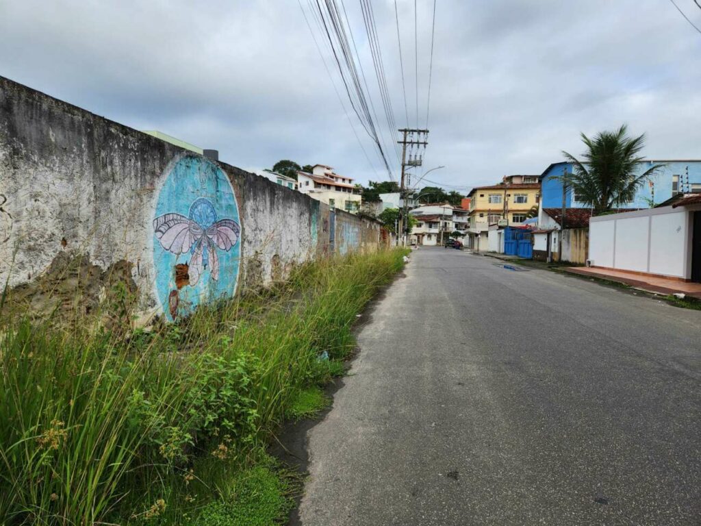 Moradores reclamam da falta de capinagem em rua no Centro de Guarapari