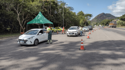Maio Amarelo com ações educativas na BR-101 em Guarapari