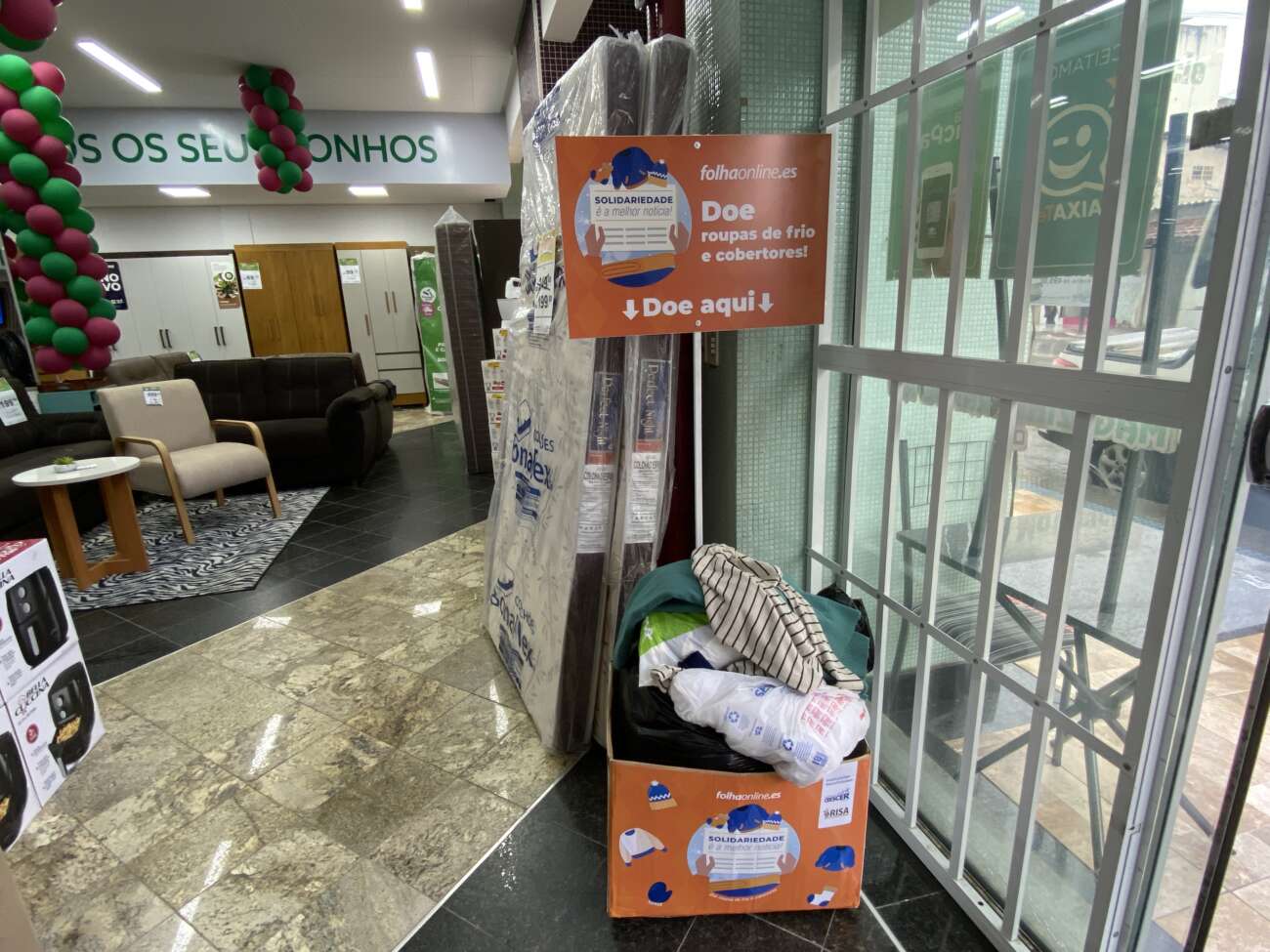 Prorrogada: campanha do agasalho do folhaonline.es segue até 09 de julho