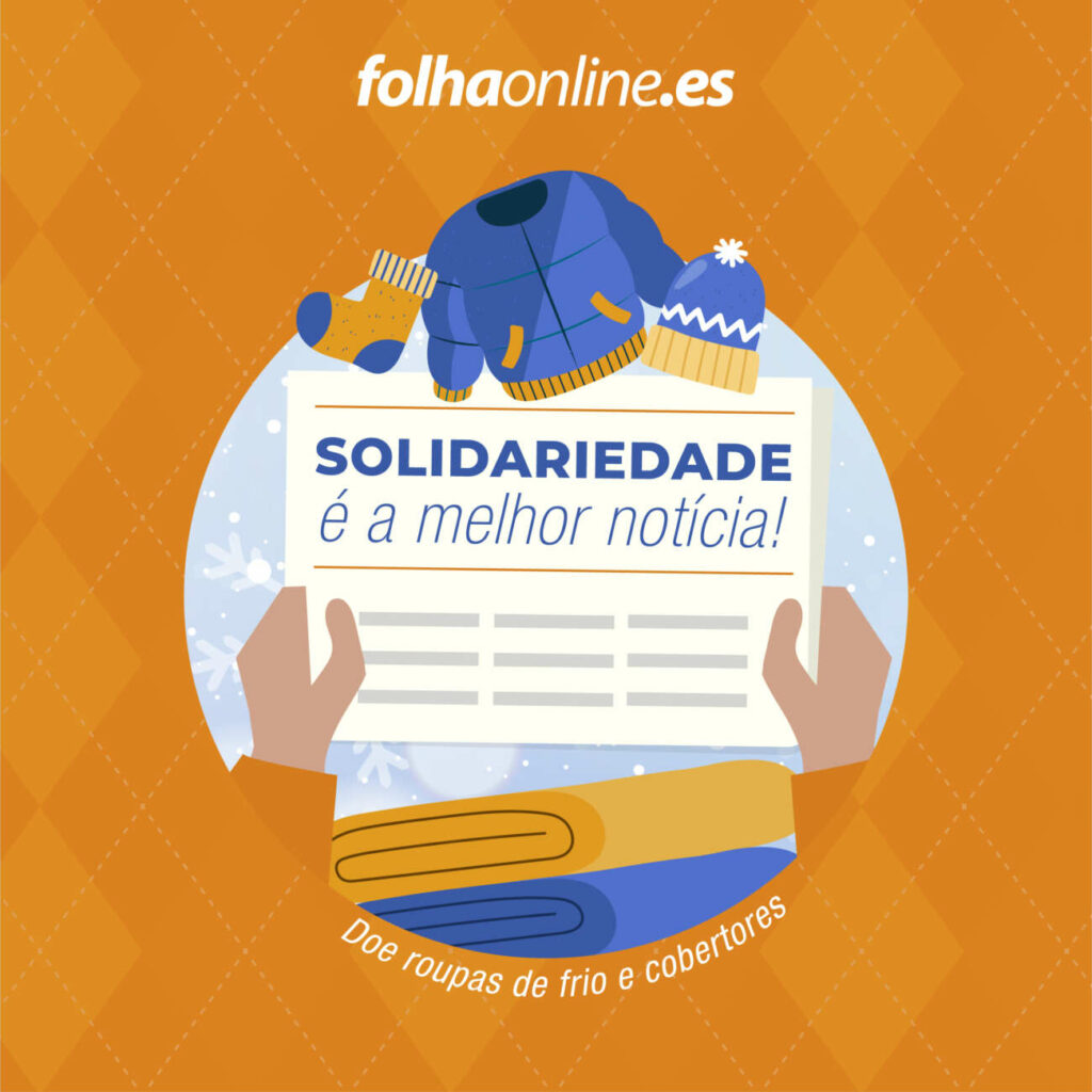 Prorrogada: campanha do agasalho do folhaonline.es segue até 09 de julho