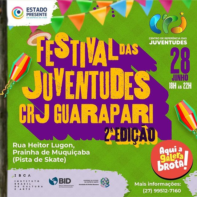 Prainha de Muquiçaba recebe Festival das Juventudes do CRJ Guarapari nesta quarta (28)