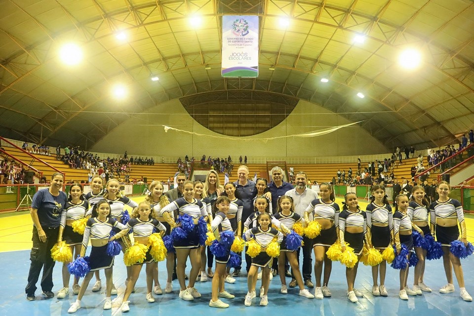 Cerimônia marca início da etapa final estadual infantil dos Jogos Escolares em Guarapari