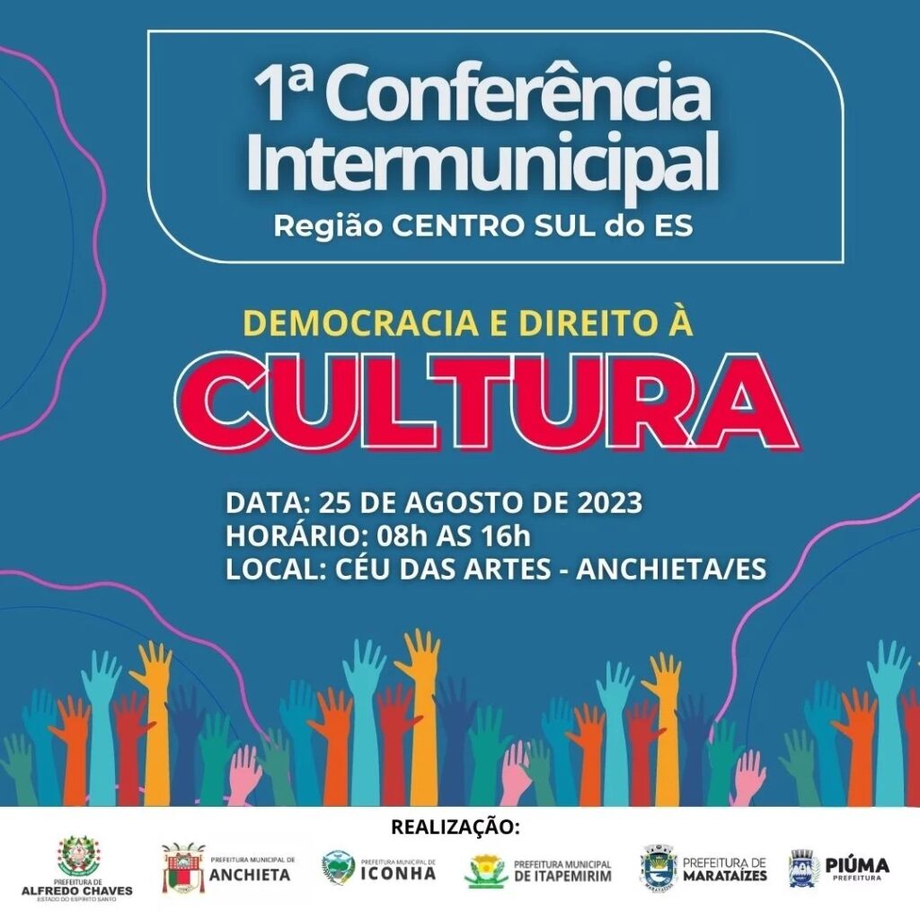 Anchieta sedia 1ª Conferência Intermunicipal de Cultura