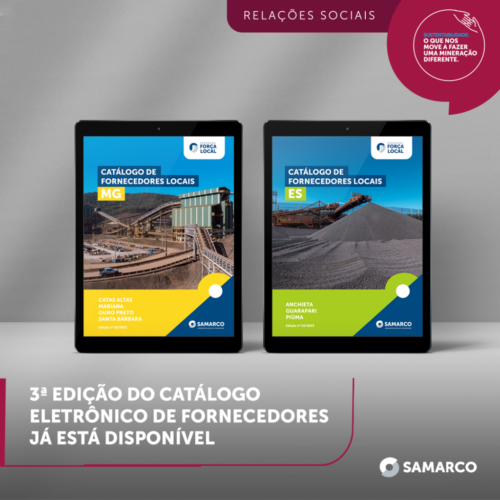 06.09.23 Catalogo Forca Local - Samarco lança Catálogo com participação de empreendimentos de Guarapari