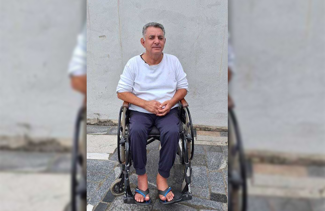 Militar reformado de Guarapari pede ajuda para tratamento com células tronco na Tailândia