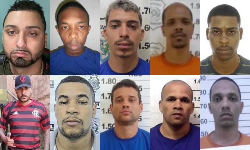 Secretaria de Segurança do ES atualiza lista dos dez criminosos mais procurados do estado
