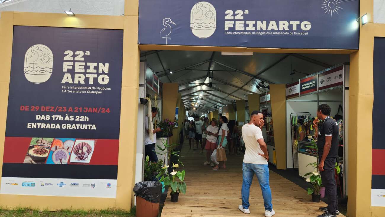 22ª edição de Feira de Artesanato de Guarapari segue até o dia 21 de janeiro no Centro