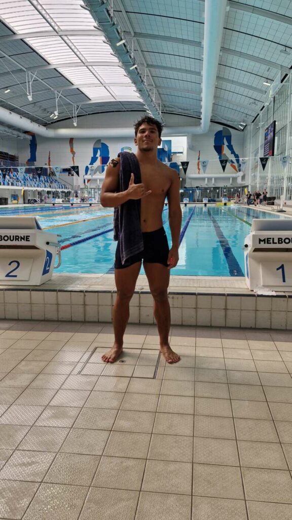 WhatsApp Image 2024 02 20 at 08.59.31 1 - Nadador de Guarapari compete na Austrália em busca de índice para as Paralimpíadas