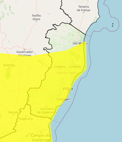 alerta amarelo 19fev24 - Guarapari recebe alerta amarelo para chuvas intensas; veja a previsão para a semana