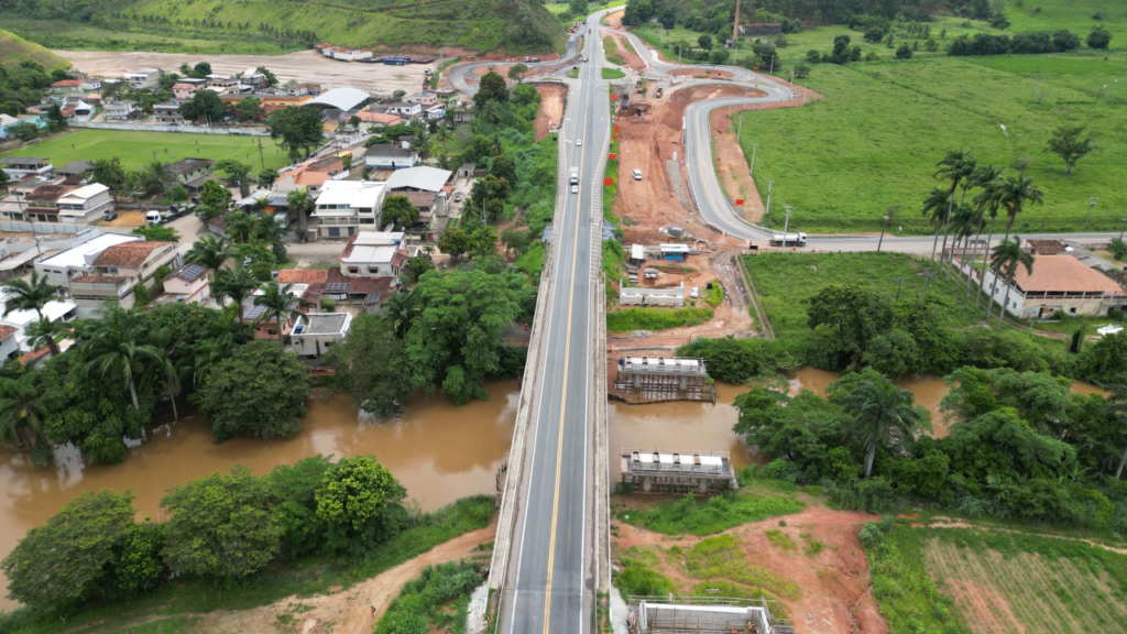 eco101 ponte sobre o rio benevente - BR-101 será interditada para obras de duplicação do trecho entre Guarapari e Anchieta